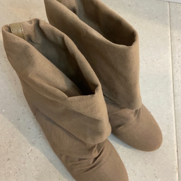 Novo canvas wedge heel boots - Picture 4 of 5